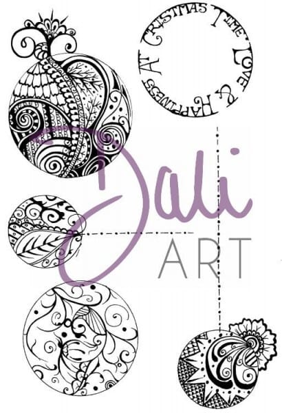 DaliArt - DaliART Clear Stamp Henna Baubles