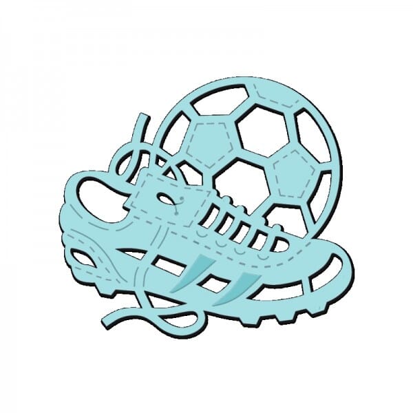 Sue Dix Designs - Football and Shoe Mini Dies