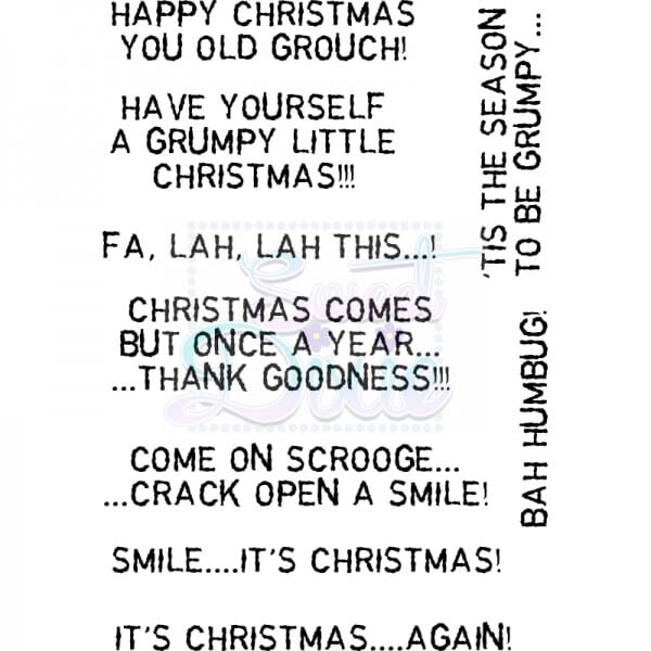 Lindsay Mason Designs - Christmas Comes But Once A Year Clear Stamp A6