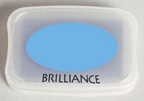 Tsukineko - Pearlescent Sky Blue Brilliance Pad