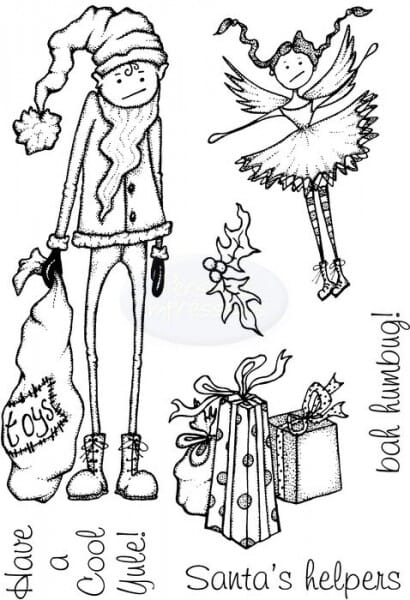 Lindsay Mason Designs - Santas Helpers Clear Stamp