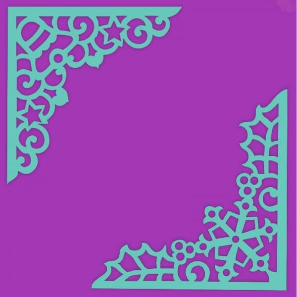 Sue Dix Designs - Snowflake Corner & Bell Corner Stencil