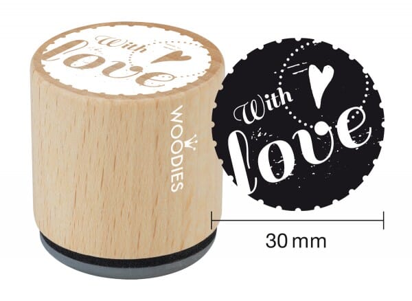 Woodies stamp With love 2