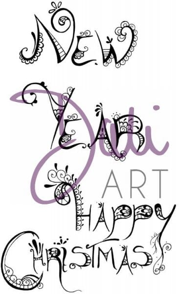 DaliArt - DaliART Clear Stamp Sentiments Christmas & New Year
