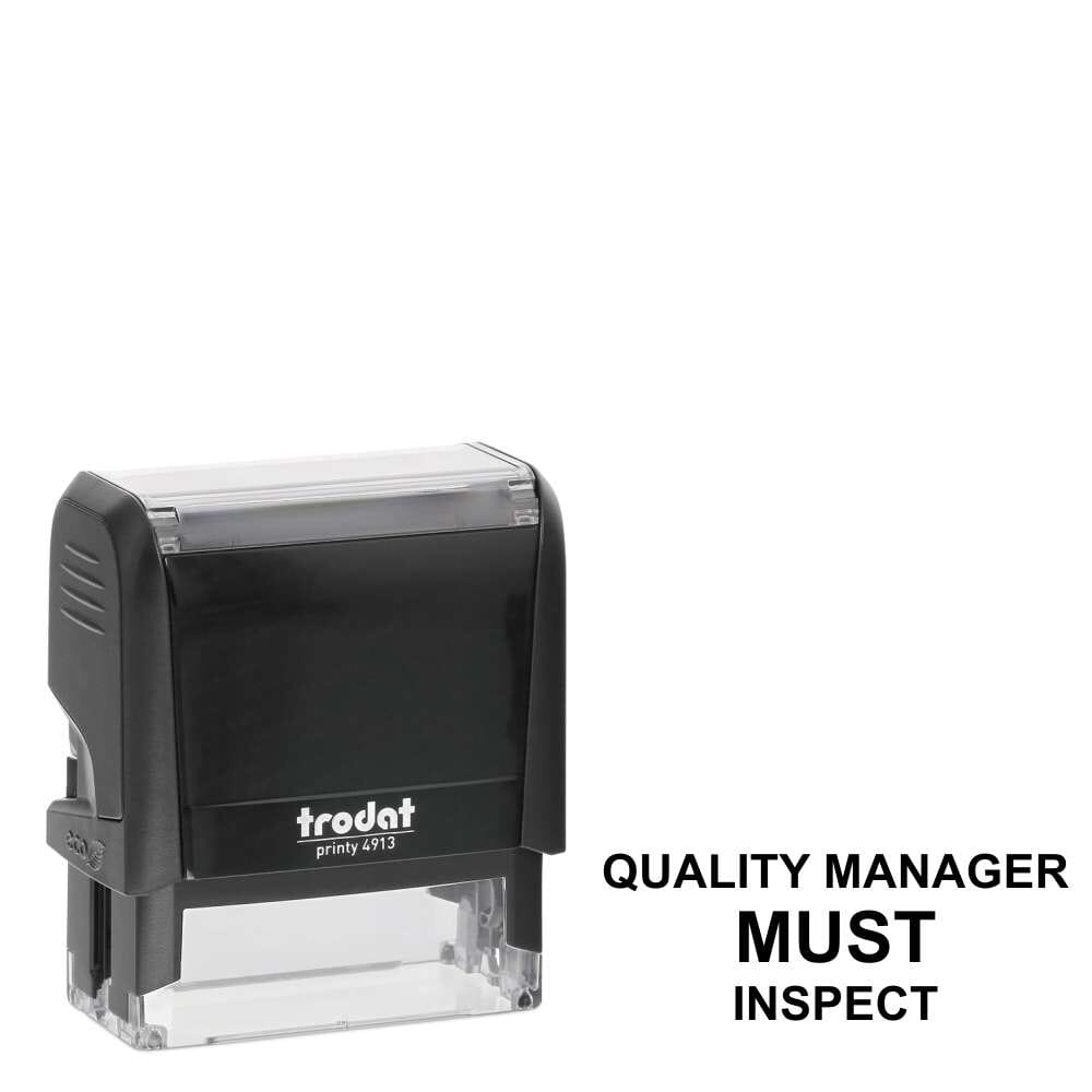 QC Inspection Stamp Must Inspect Stamps4u.co.uk