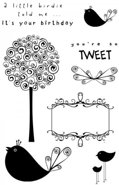 Sweet Dixie - Birds and the Trees Clear Stamp