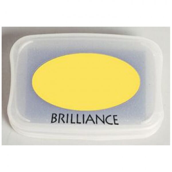 Tsukineko - Pearlescent Yellow Brilliance Pad