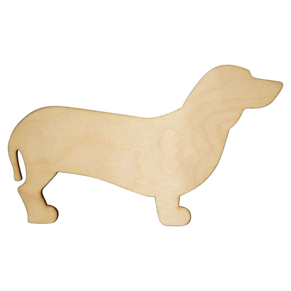 Wooden best sale dog shapes