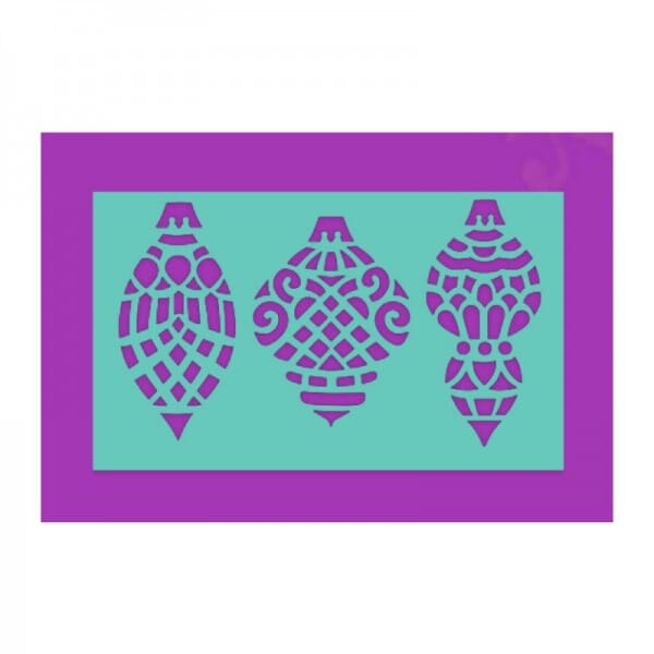 Sue Dix Designs - Baubles Stencil