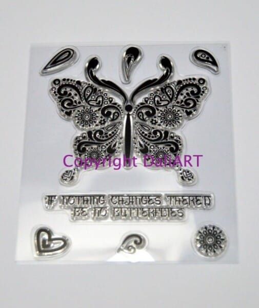 DaliArt - DaliART Clear Stamp Indian Butterfly